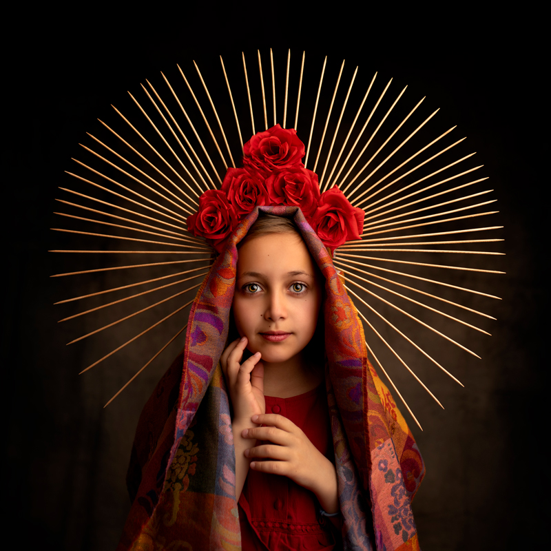 Madone portrait enfant par Cindy Fernandez Photographe Fine Art Portrait
