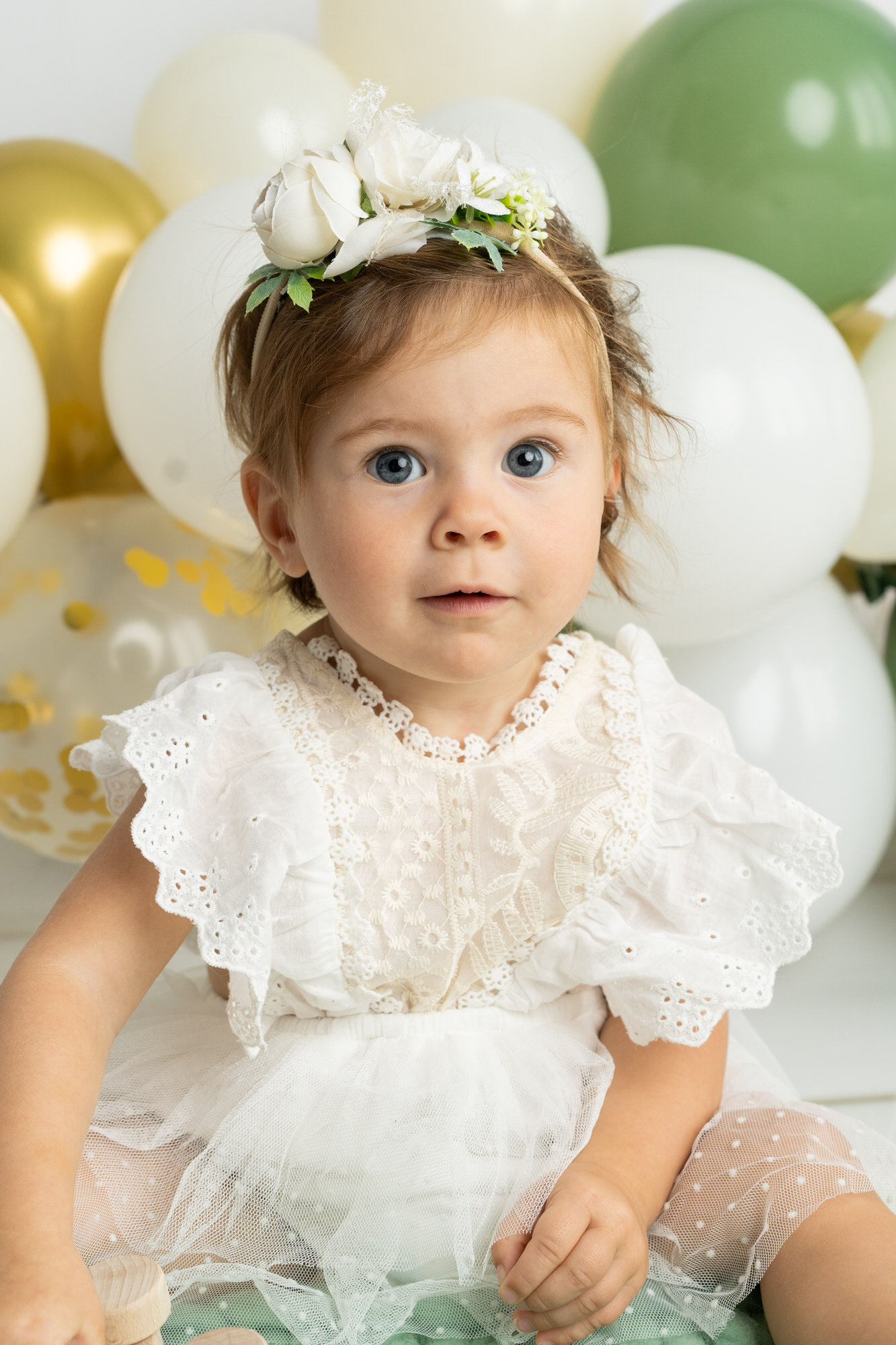 Séance photo pour 1ere anniversaire fille en studio à Peypin par Cindy Fernandez Photographe